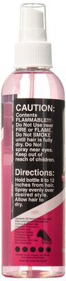 Bronner Brothers Pump It Up Styling Spritz Gold 80% - Fast-Dry Hair Spray Extra Hold with Vitamin B5 &amp; Silk Protein - Maximum Hold Finishing Spritz Hairspray, Adds Shine, Nourishes, No Build-up - 8oz