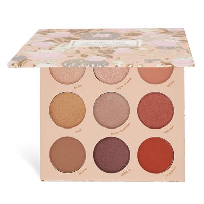 Winky Lux Latte Kitten Eyeshadow Palette, 9 Matte, Satin &amp; Shimmer Eyeshadow Shades, Doubles as Face Highlighter