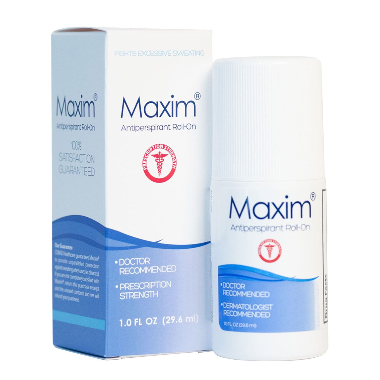Maxim Clinical Strength Antiperspirant for Hyperhidrosis Excessive Sweating - Stops Sweat Up to 48 Hours Per Use - Antiperspirant for Men and Women Certain to Keep you Dri