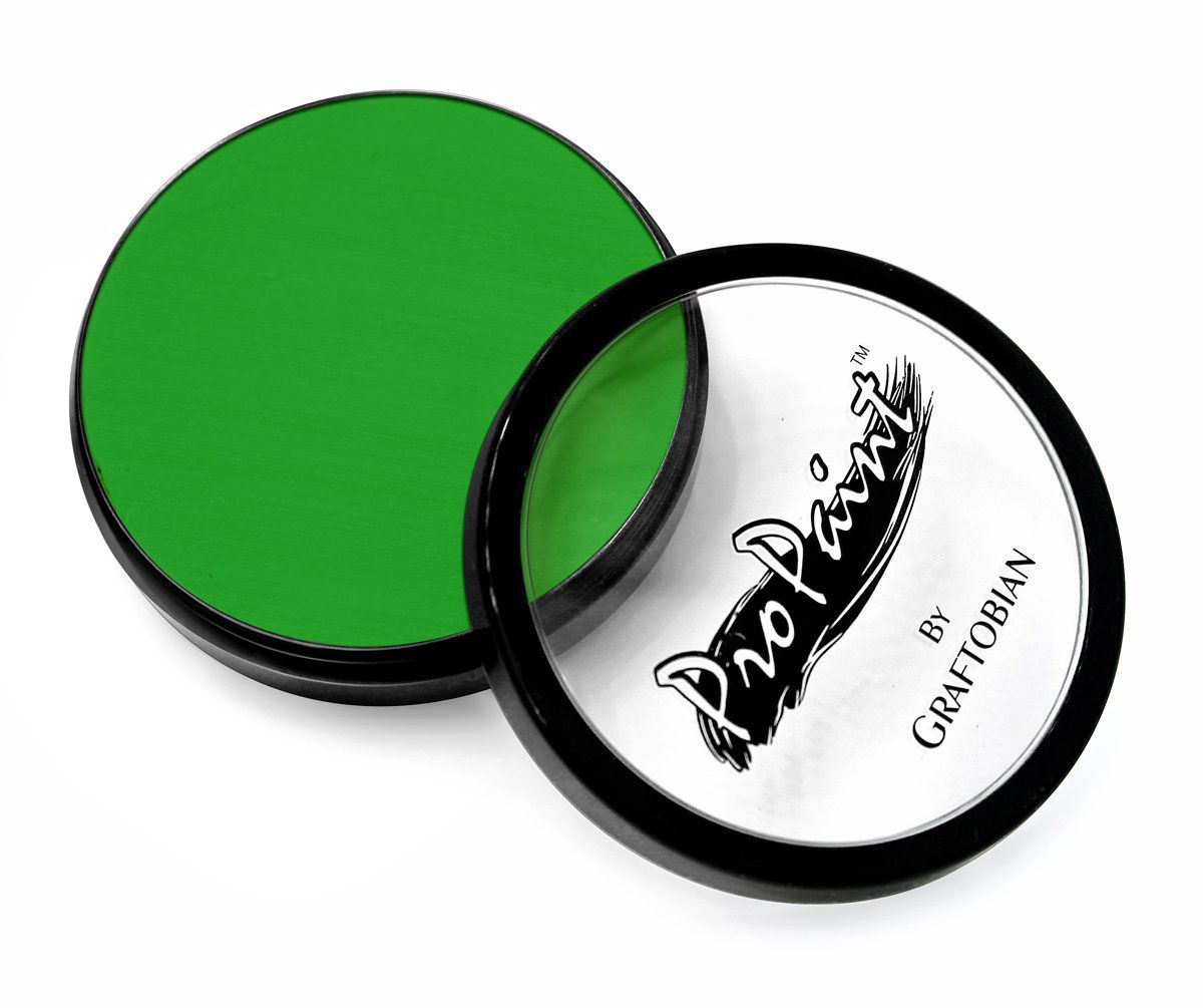 Graftobian Makeup ProPaint Face &amp; Body Paint - Mantis Green 30ml - Halloween Makeup - Costume Makeup for Adults - Body Paints for Adults - Face Paint Makeup - Skin Paint - Makeup Paint