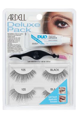 Ardell Deluxe Pack 105 with Applicator, #68987, 0.07 Pound