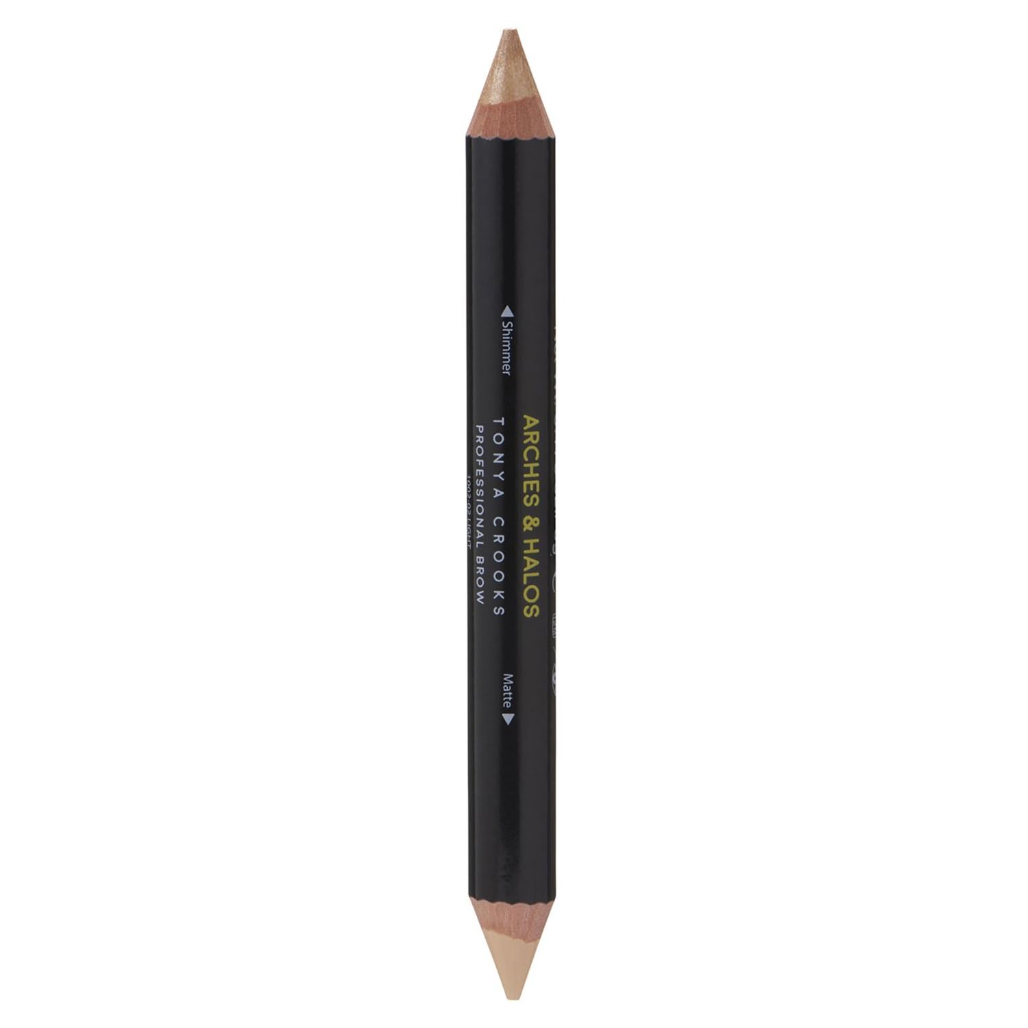 Arches &amp; Halos Brow Highlighting and Concealer Crayon - Light - Shaping and Shimmer Eyebrow Stick and Highlighter Duo - Soft, Ultra Creamy Formula - Define, and Sculpt for Sharp Brows - 0.176 oz