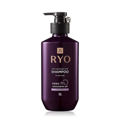 RYO Hair Strength Expert Care Shampoo for Oily Scalp, Moisturizing and Relieving Itchiness for Dryness, Hair Strengthening, Sebum Control, 13.53 Fl Oz.