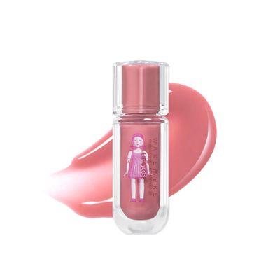 WAKEMAKE WM X NETFLIX SQUID GAME Dewy Gel Maxi Gloss 14 Pink Scar Set (Watery Tok Tint Mini 7 Bloody Pop)