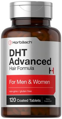 Horbach - DHT Advanced Hair Formula | 120 Tablets | Non-GMO and Gluten Free Hair Formula Blend with Saw Palmetto, Kudzu, and Fo-Ti