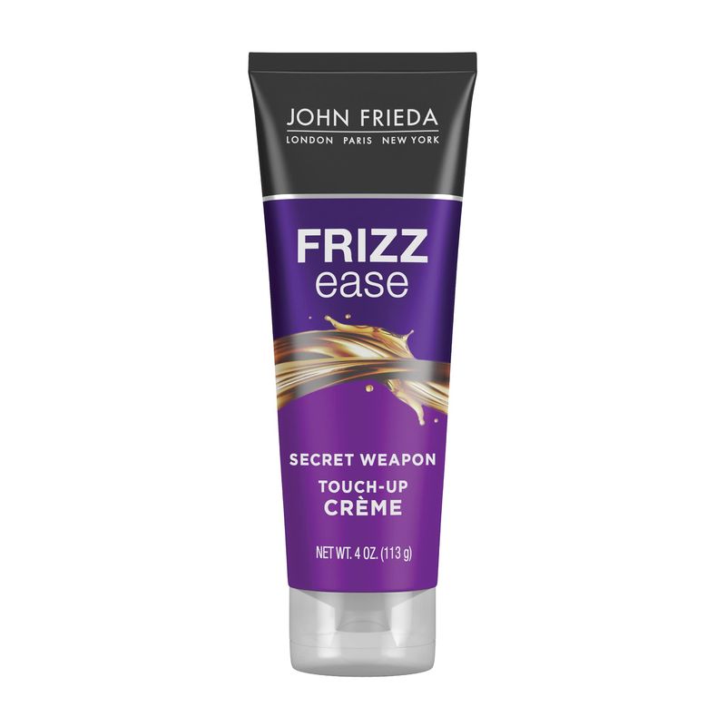 John Frieda Frizz Ease Secret Weapon Touch-Up Crme - Anti-Frizz Styling Cream for Smooth, Frizz-Prone Hair, 4 Oz