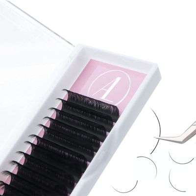 ALLOVE Cashmere Eyelash Extension Classic Lash Extensions 0.05 D Curl 15-20mm Mixed Tray Individual Volume Lash Extensions Lash Trays for Lash Extensions Supplies Single Eyelash Extensions