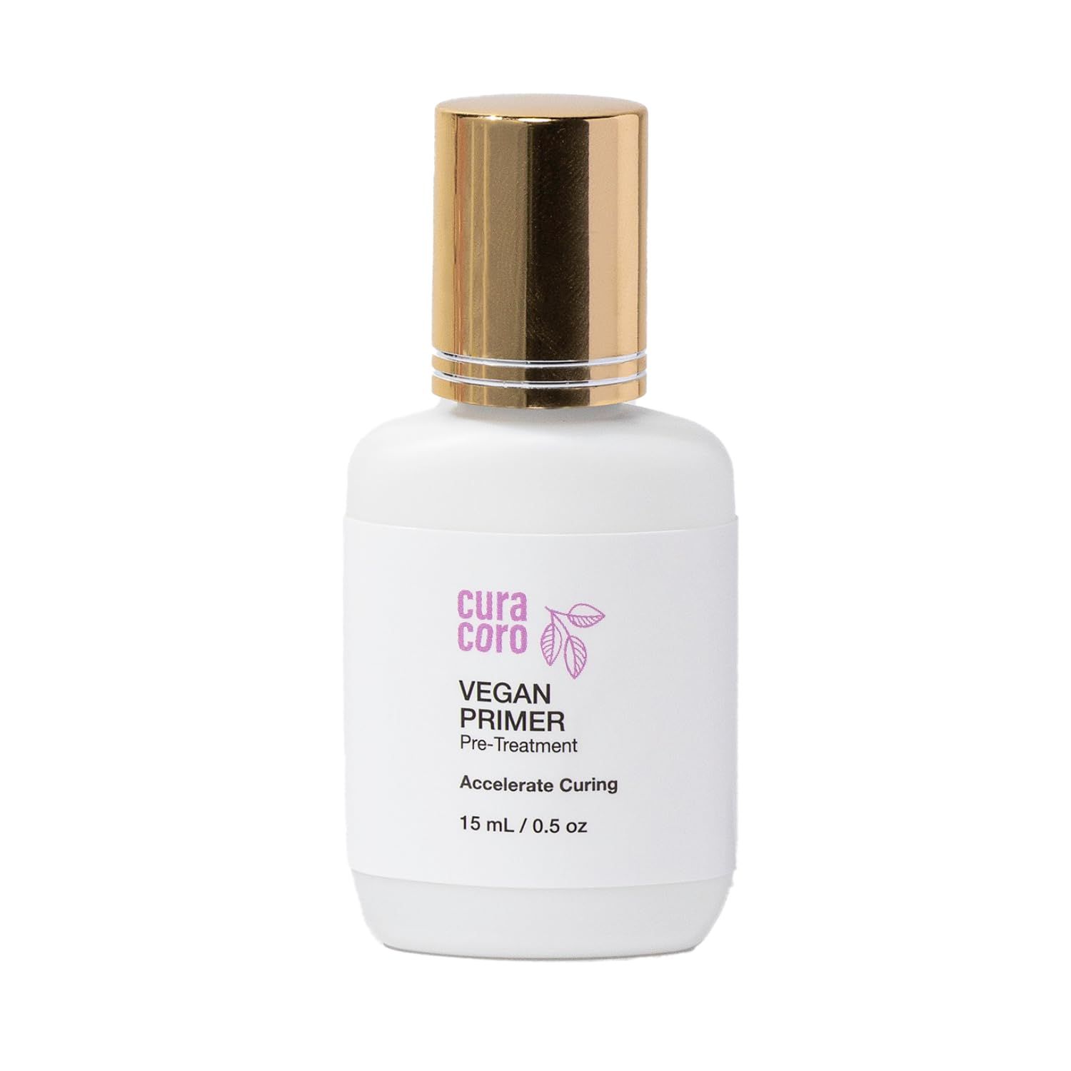 Curacoro Eyelash Extension Primer 15 ML - Increase Adhesive Bonding Power | Easily Removes Proteins and OilsOil FreeLonger Extension Retention (Vegan Primer)