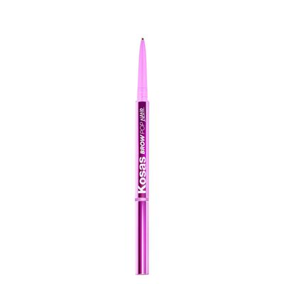 Kosas Brow Pop Nano - Ultra-Fine 1mm Brow Pencil Precision Tip - Natural-Looking Eyebrows with Finest Hairlike Stroke - All Day Wear, Hypoallergenic, Safe for Sensitive Skin - Medium Brown