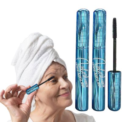 Mascara for Older Women 60 Plus, Mascara for Women over 60 with Thinning Lashes, Waterproof Mascara Black, Hypoallergenic Tubing Mascara Black Volume and Length for Sensitive Eyes (2 Pack)