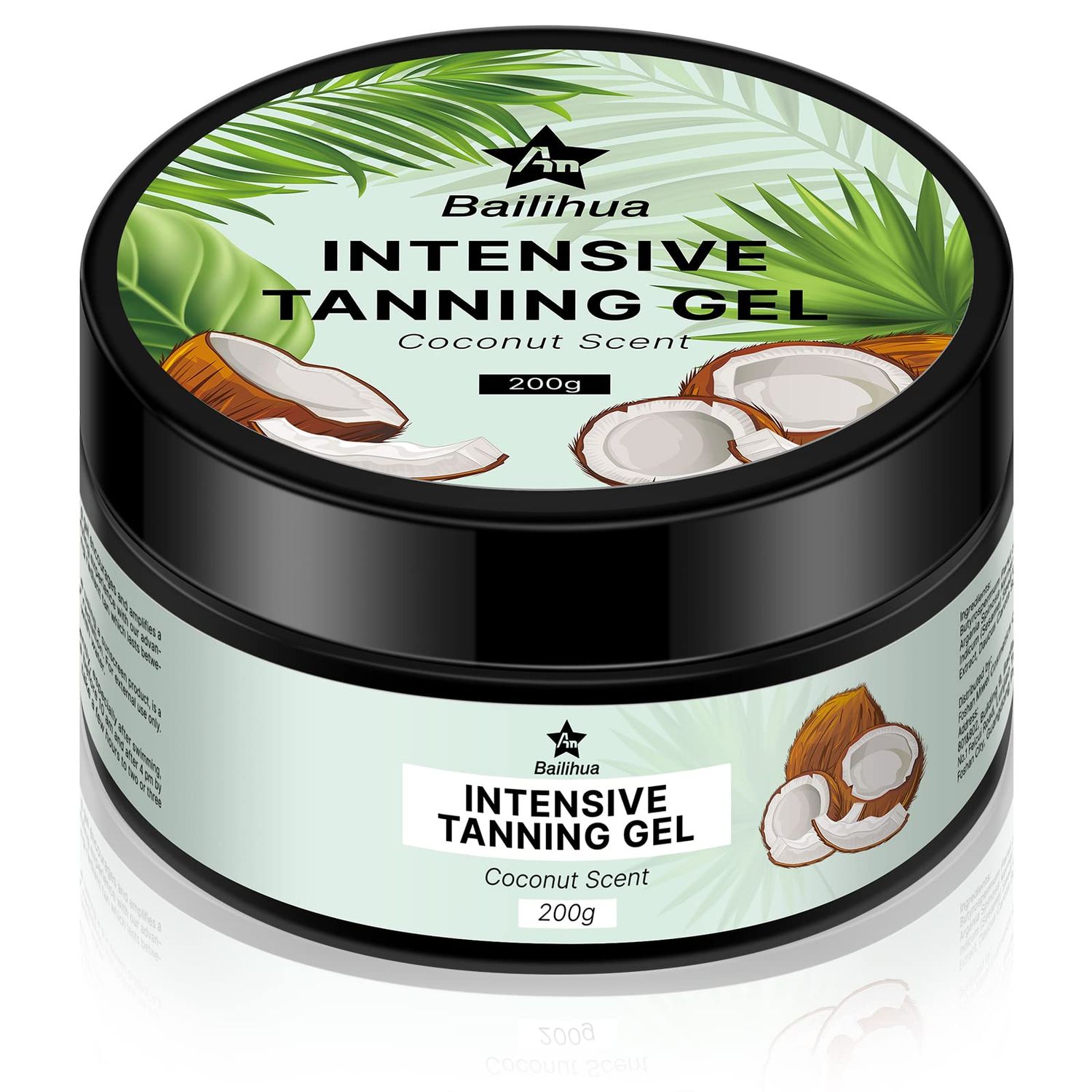 Tanning Accelerator Tanning Gel Accelerator Cream (Coconut) White