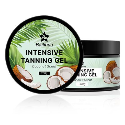 Tanning Accelerator Tanning Gel Accelerator Cream (Coconut) White