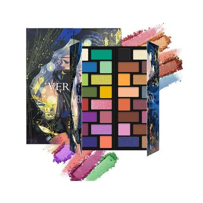 VERONNI 32 Colours Eyeshadow Palette, Colourful and Highly Pigmented Eyeshadows, Waterproof Fine Texture Open Lid Eyeshadow Palette, For Women Beauty Gifts (01)