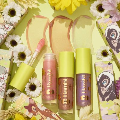 Colourpop Bambi Twitterpated Lux Gloss Trio - Lip Gloss Set of Three Bambi Thumper Flower New in Box