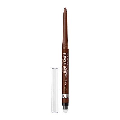 Rimmel London Exaggerate Smoke n&#39; Shine Eye Definer Eyeliner, Long-Wearing, Gel Formula, Flake-Free, 002, Copper Bling, 0.01oz