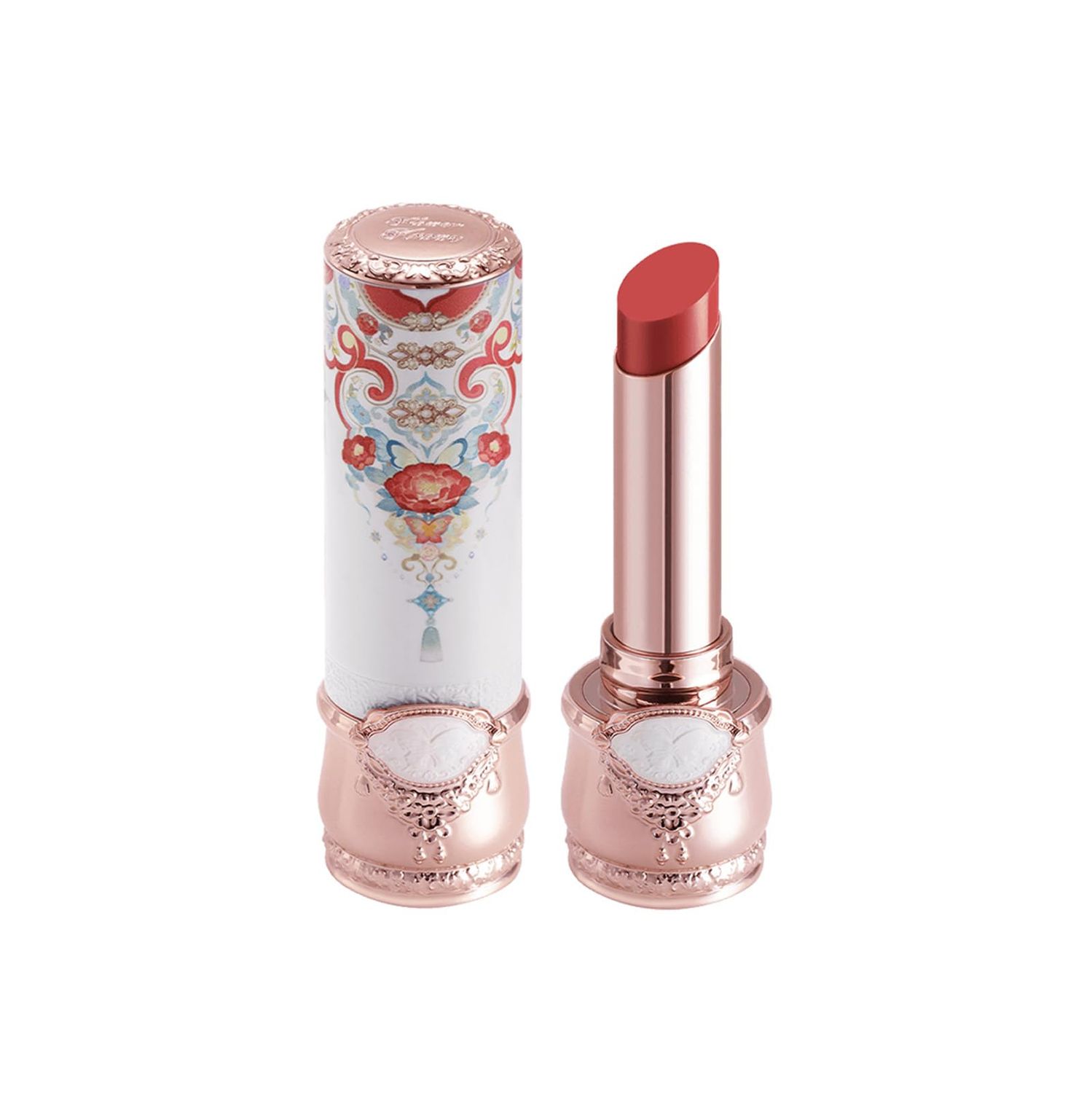 Flower Knows Butterfly Cloud Collar Glossy Lipstick-Moisturizing Tinted Lip Balm-Hydrating Lip Gloss in Balm-Long Lasting Lip Makeup for Girls&amp;Women,Vegan &amp; Cruelty-Free(C09 Camellia,0.12 Ounce)
