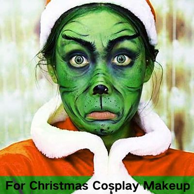 MEICOLY Green Face Body Paint Stick for Christmas Makeup,Stocking Stuffers for Christmas,Hunting Hulk Gamora Green Face Paint,Green Eye Black Stick for BaseballSoftballFootballLacrosse
