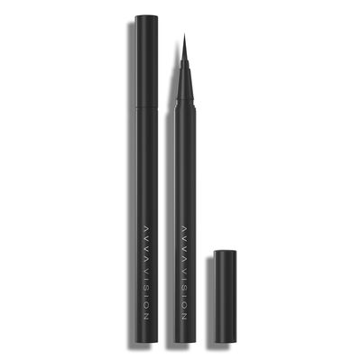 AVVA VISION 2 Pack Liquid Eyeliner Pencil Black &amp; Long Lasting,Waterproof &amp; Smudge Proof for All Day Wear,Dramatic Eyes Perfect for Makeup Lovers, Beginners &amp; Experts Alike