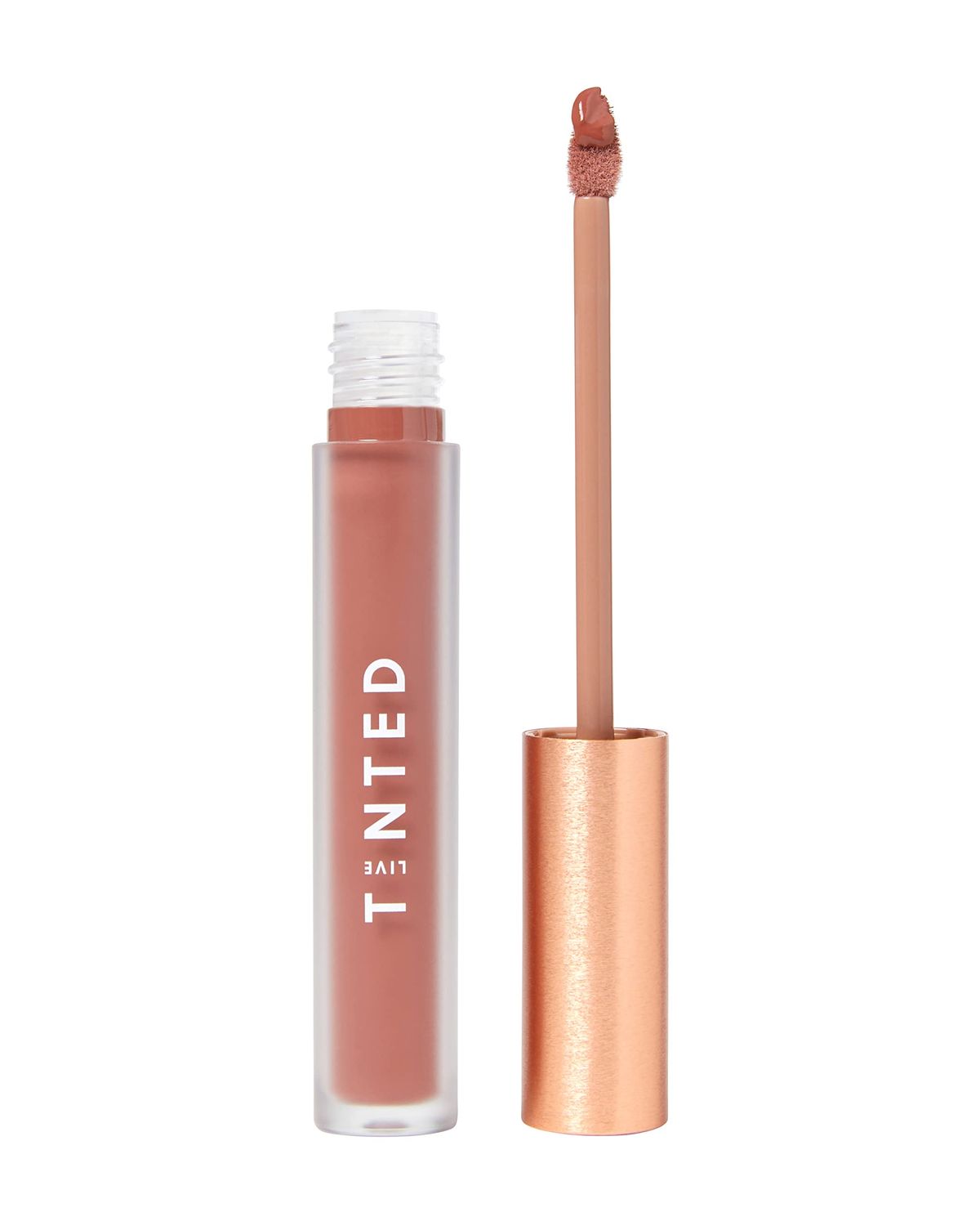 Live Tinted Huelip Liquid Lip Crme - Weightless, Long-Lasting Liquid Lip with Hyaluronic Acid and Jojoba Oil For a Soft, Comfortable, Moisturized Finish - 0.09 fl oz - Warm Brown