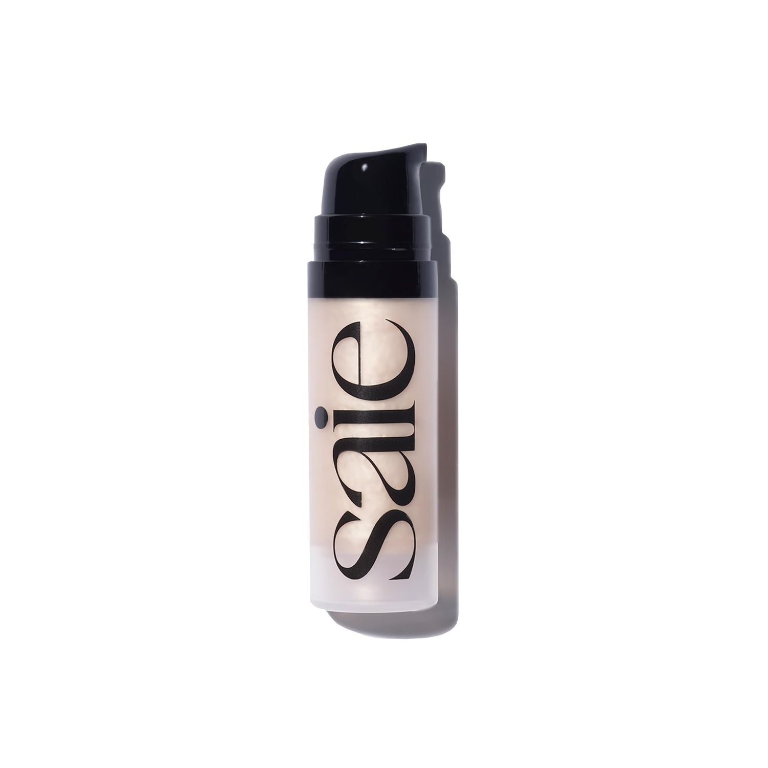 Saie Mini Glowy Super Gel Lightweight Illuminator - Luminizer  Makeup Primer for Glowing Skin - Enriched with Vitamin C  Hydrating Squalane Oil - Travel Size Holiday Gifts - Starglow (0.5 oz)