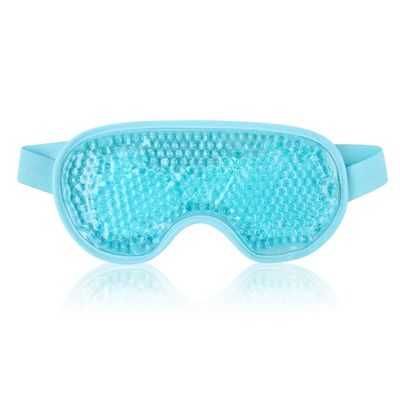 NEWGO Cooling Eye Mask Cold Gel Eye Mask for Eye Puffiness, Tired Eyes, Migraines, Stress, Itchy Eyes, Eye Lid Surgery, Eye Relief Mask for Sleeping, Skin Care, Eye Spa - Blue