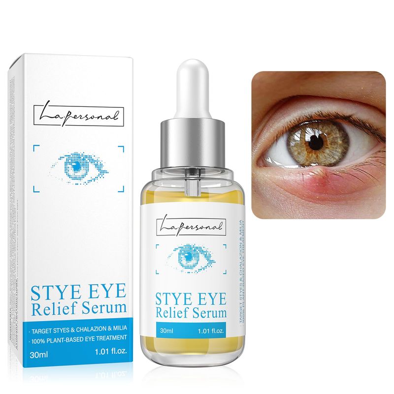 LA.PERSONAL Stye Eye Treatment, Chalazion Remover, Eye Serum for Styes Chalazion and Blepharitis Treatment, with Avocado oil, Sea buckthorn oil &amp; Caffeine 1.01 Fl oz30 Ml