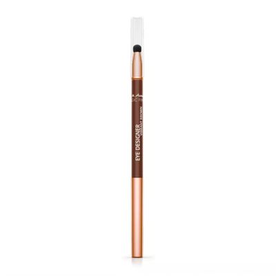 M. Asam MAGIC FINISH EYE DESIGNER Vibrant Brown - waterproof eyeliner for a long-lasting &amp; color-intensive result with integrated sponge for easy blending, eye make-up, 0.01 Oz