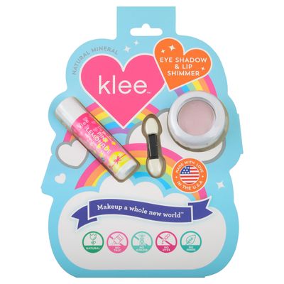 Luna Star Klee Eye Shadow and Lip Shimmer Makeup Kit. Gentle and Non-Toxic. Kid-Friendly. Made in USA. (Primrose Shimmer)