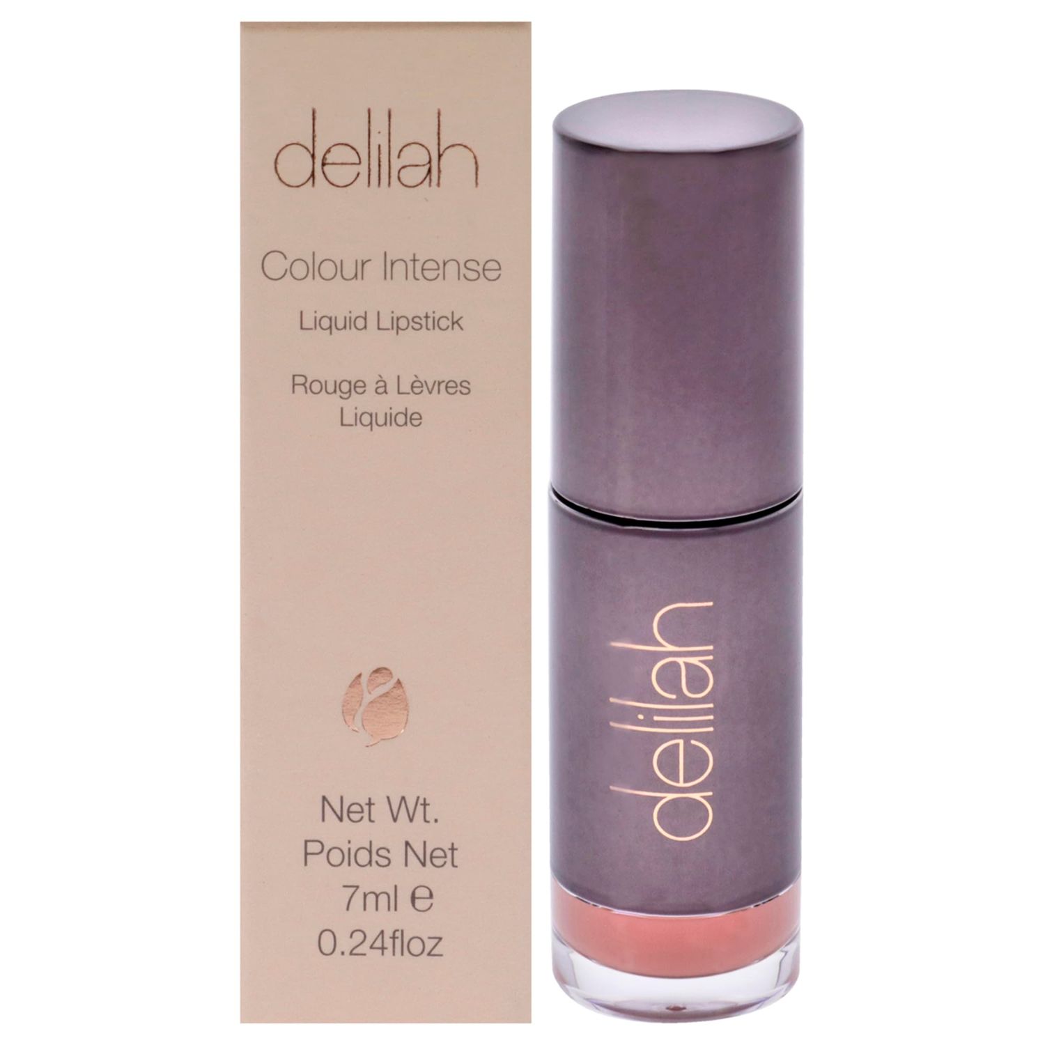delilah - Colour Intense Liquid Lipstick - Breeze - Longwear, Lightweight, Full Coverage, Highly Pigmented Makeup Lipstick For Women - Matte Finish - Paraben Free - 7 ml  0.24 Oz