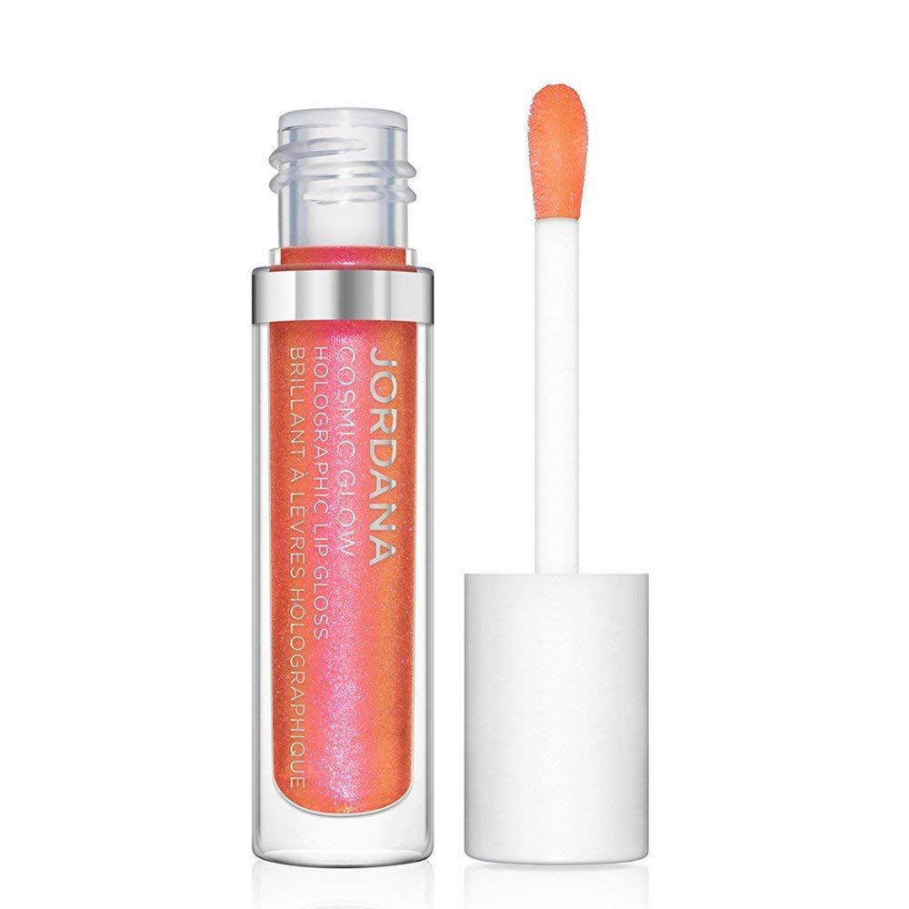 Jordana Cosmic Glow Holographic Lip Gloss Chromatic Peach 04