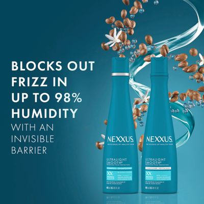 Nexxus Ultralight Weightless Shampoo &amp; Conditioner for Dry, Frizzy Hair - Smooth Treatment to Block Out Frizz, 13.5 oz (Pack of 2)