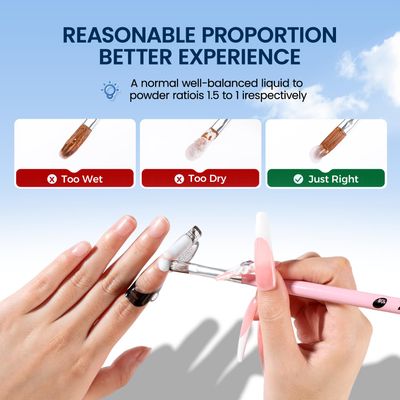 Professional Acrylic Nail Liquid for Nail 4fl.oz Acrylic Liquid with Nail Brush for Beginners at Home DIY Nail Salon Use Non-Yellowing MMA-Free