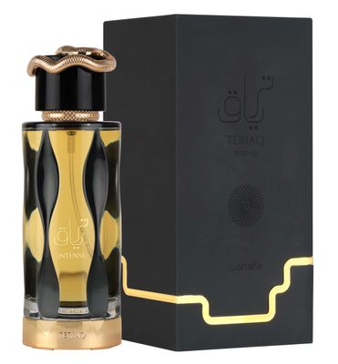 Lattafa Teriaq Intense for Unisex Eau de Parfum Spray, 3.4 Ounce  100 ml