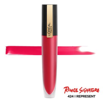 LOral Paris Makeup Rouge Signature Matte Lip Stain, I Represent