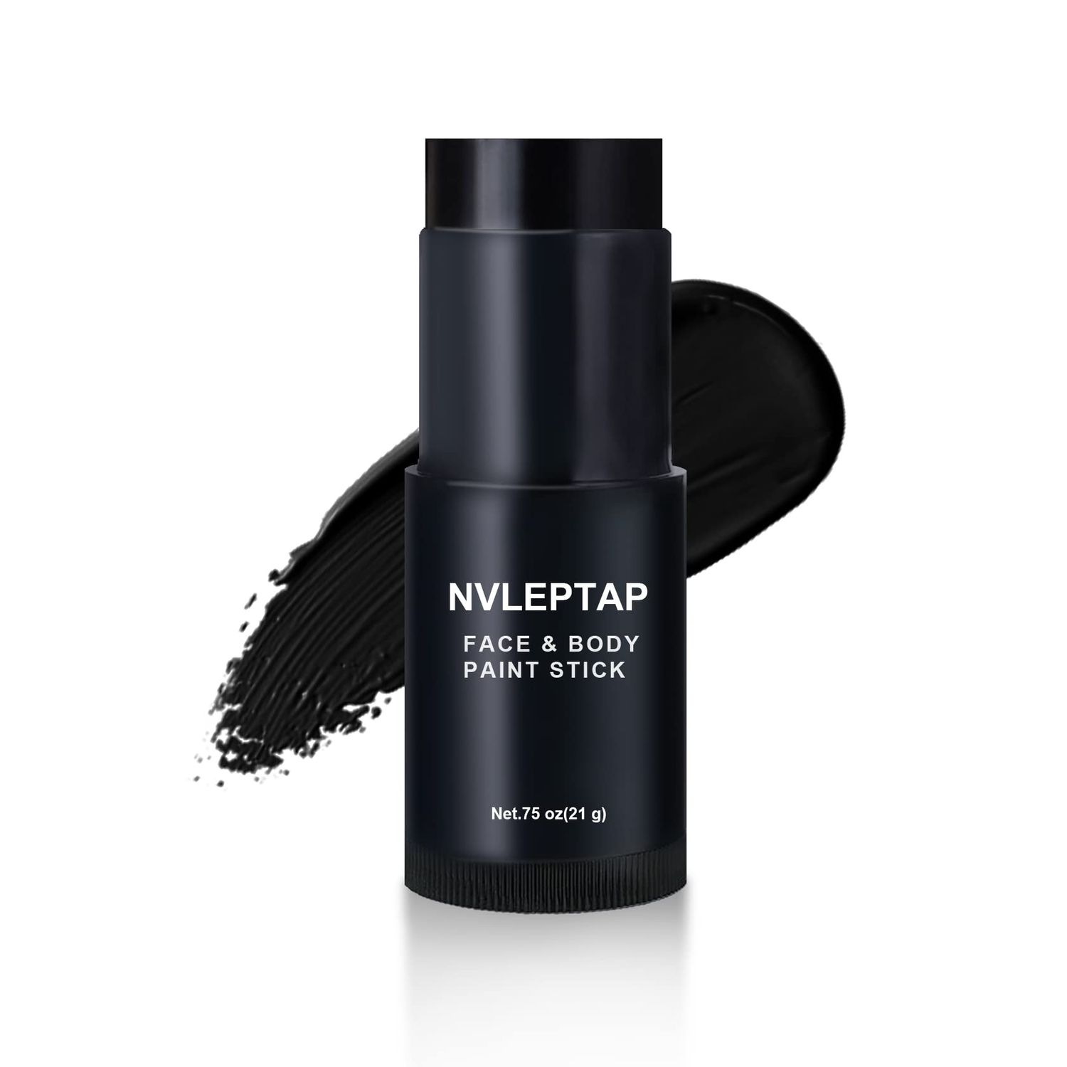 NVLEPTAP Eye Black Stick for Sports Eyeblack Stick,Black Face Body Paint Stick,Eye Black Baseball Softball Football,Face Paint Stick for Halloween Clown Goth Makeup - Black