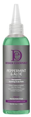 Design Essentials Peppermint &amp; Aloe TherapeuticsSoothing Scalp Tonic, 4 Ounces