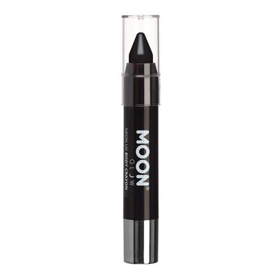 Moon Glow - Neon UV Paint Stick Body Crayon for the Face &amp; Body - Black