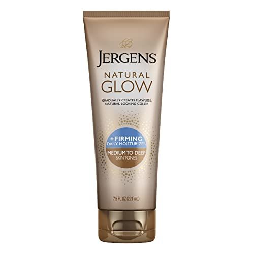Jergens Natural Glow  Firming Daily Moisturizer Medium to Tan Skin Tones 7.5oz