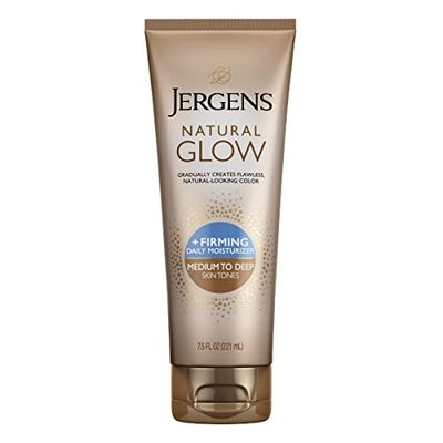 Jergens Natural Glow  Firming Daily Moisturizer Medium to Tan Skin Tones 7.5oz