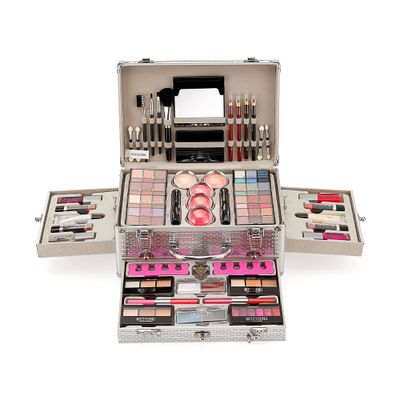 Joyeee All-in-One Makeup Gift Set Carry All Makeup Kit for Women Full Kit With Aluminum Case Lipgloss Lipstick Concealer Blush Foundation Face Powder Eyeshadow Palette Cosmetic Palette #2