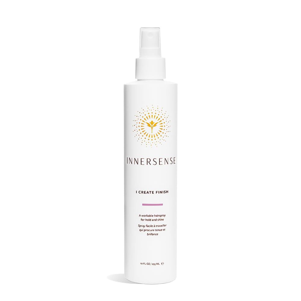 INNERSENSE Organic Beauty - Natural I Create Finish Finishing Spray | Non-Toxic, Cruelty-Free, Clean Haircare (10 fl oz)