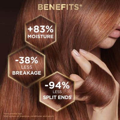 Garnier Whole Blends Repairing Shampoo Honey Treasures, For Damaged Hair, 22 Fl Oz (Pack of 1)
