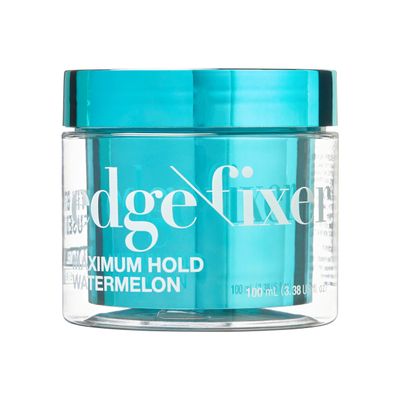 KISS COLORS &amp; CARE Maximum Hold Edge Fixer, Non-Greasy Gel Formula Infused With Biotin B7, 24 Hour Hold, Watermelon Scented, 3.38 Fl. Oz. (100 ml)