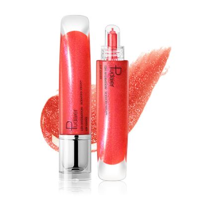 ZUK Lip Plumper Gloss High Shine Gloss Moisturizing Lip Tint Shimmer Lip Gloss for Girl Women Shiny Vegan Lip Makeup