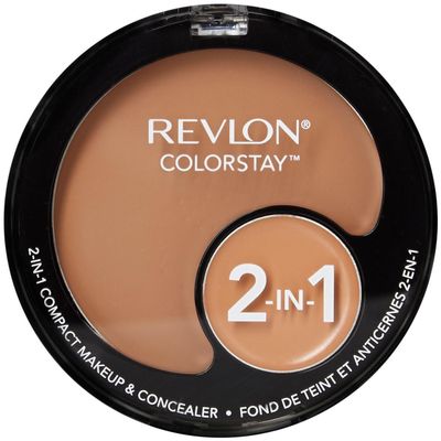 Revlon ColorStay 2-in-1 Compact Makeup &amp; Concealer, True Beige