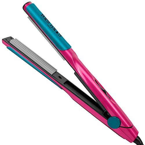 Bed Head Little Tease Hair Crimper | Small Texture, Pumped-Up Volume, &amp; Extra Shine | Crimper Hair Tool with Tourmaline Ceramic Coating for Less Damage (1 in)