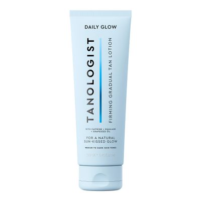 Tanologist Firming Daily Glow - MediumDark - Toning &amp; Firming Gradual Tan Lotion - Natural, Sun Kissed Glow - Daily Tanning Lotion with Caffeine, Squalane &amp; Grapeseed Oil - 8.45 fl oz