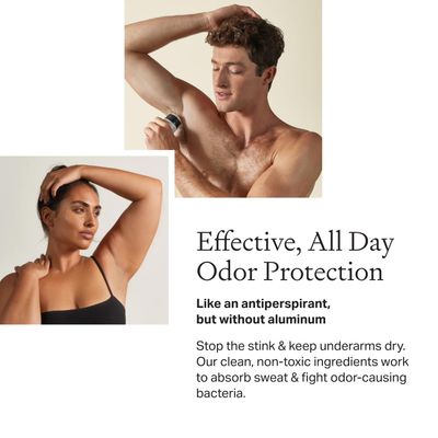 Each & Every All Natural Deodorant for Men & Women - Aluminum- Free, Sensitive Skin, Plant-Based, Baking Soda-Free, Long Lasting 24 Hr Odor Control - Lavendar & Lemon Travel Size Multipack, 2.5oz