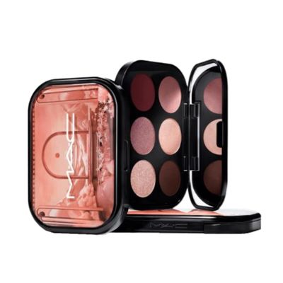 M.A.C. MAC Special Edition Connect In Color Eye Shadow Palette x 6 - EMBEDDED IN BURGUNDY - .22 oz  6.25 g