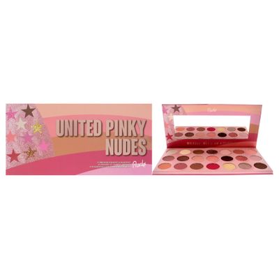 Rude Cosmetics United Pinky Nudes - 21 Pressed Pigment and Shadows Palette Eye Shadow Women 0.74 oz